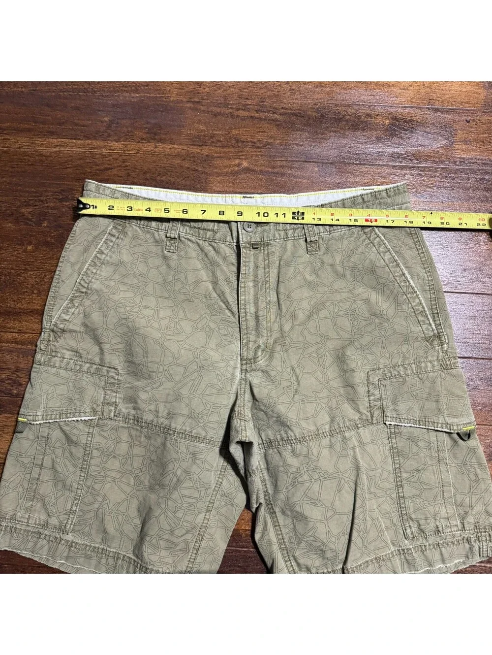 Y2K The North Face A5 Series Cargo Shorts Men’s 36 RARE COLOR Camo Green Hiking